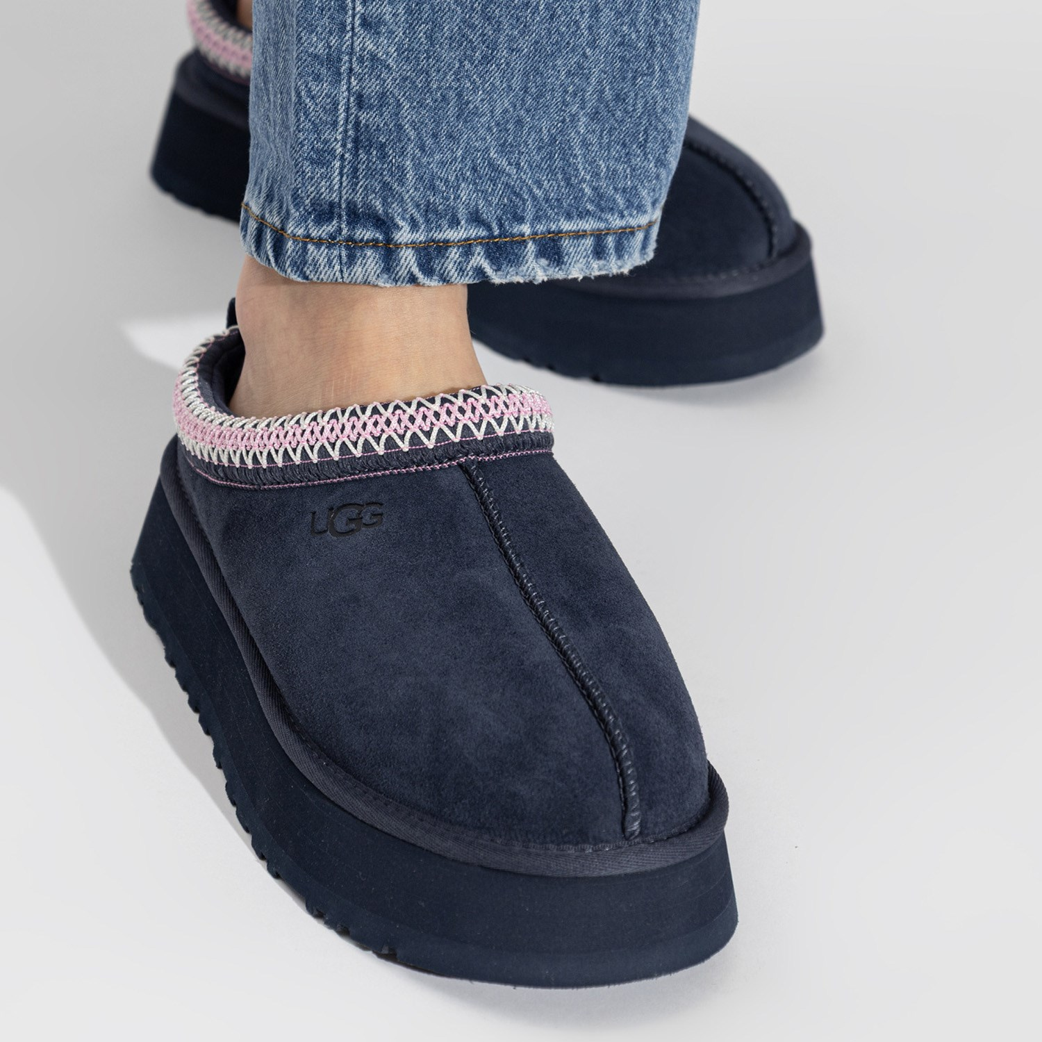 Ugg Lacivert Süet Tazz II Kadın Terlik