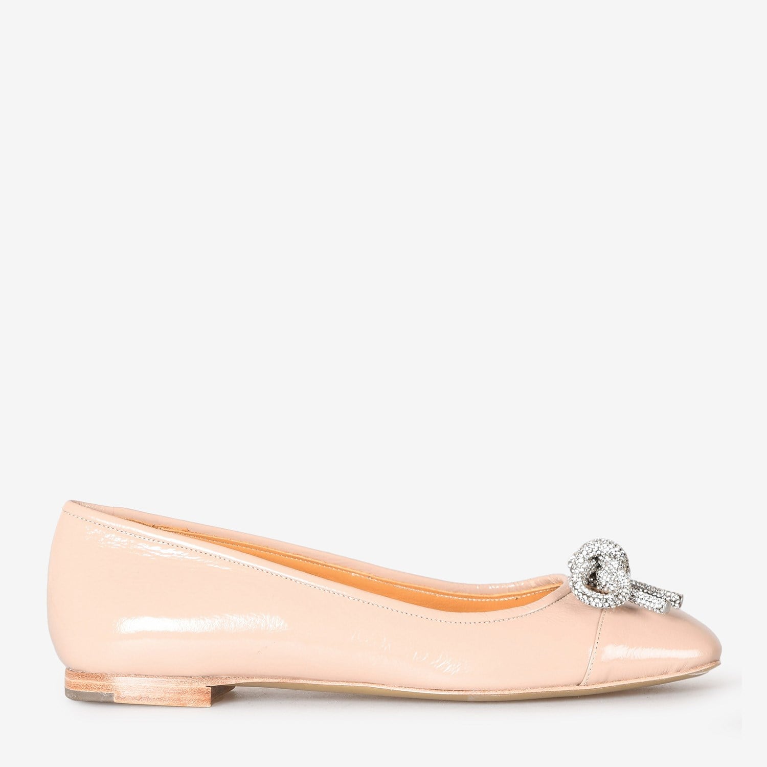 Vizon Rugan Fiyonk Detaylı Kadın Loafer
