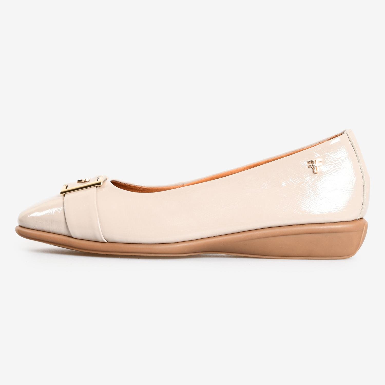 Vizon Rugan Logo Detaylı Kadın Loafer