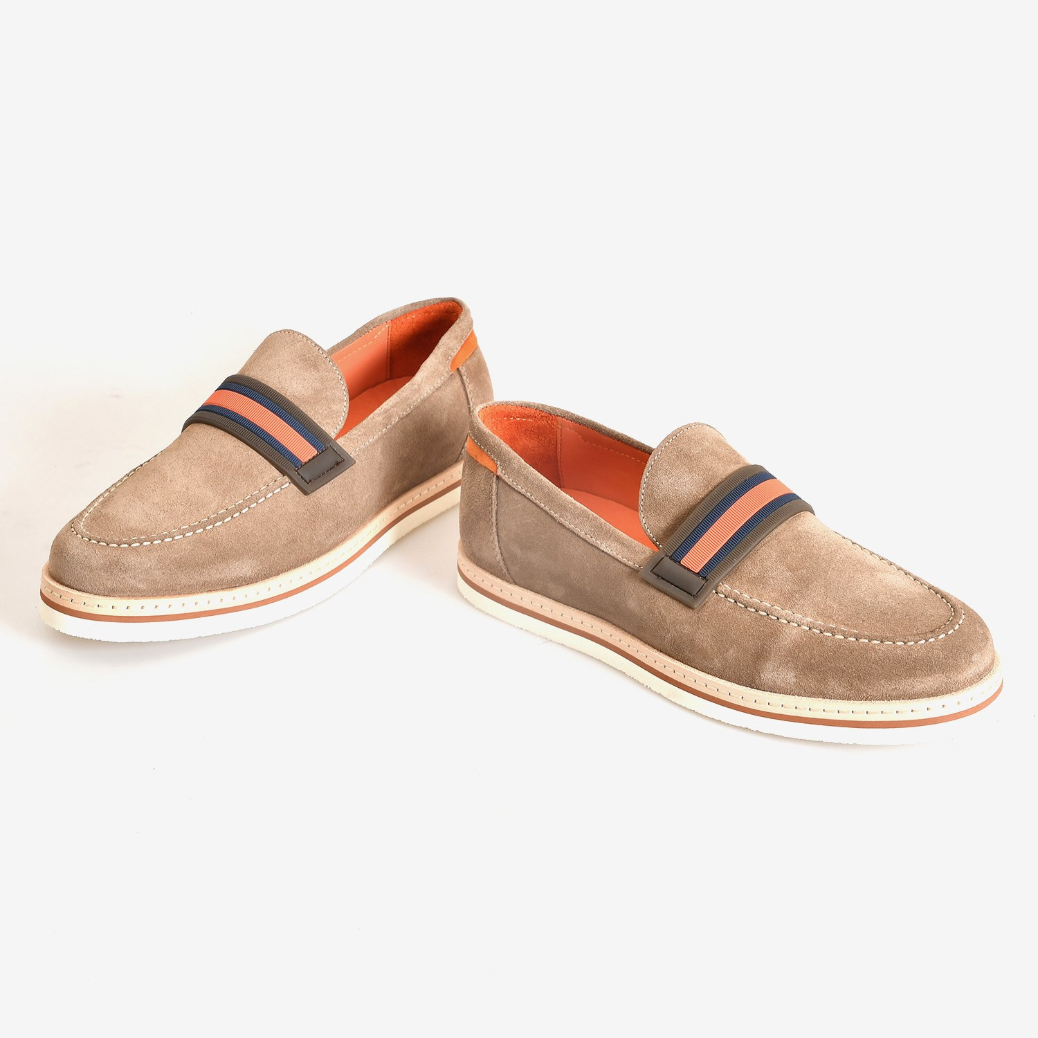 Vizon Süet Erkek Loafer Ayakkabı