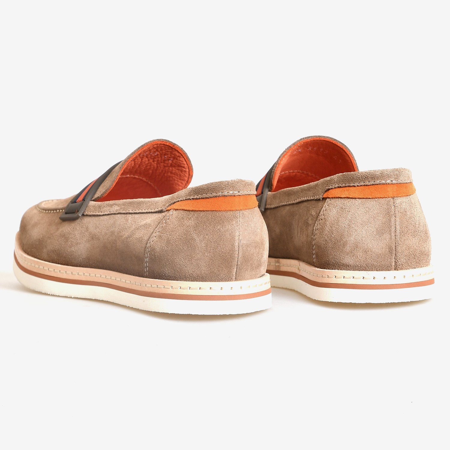 Vizon Süet Erkek Loafer Ayakkabı