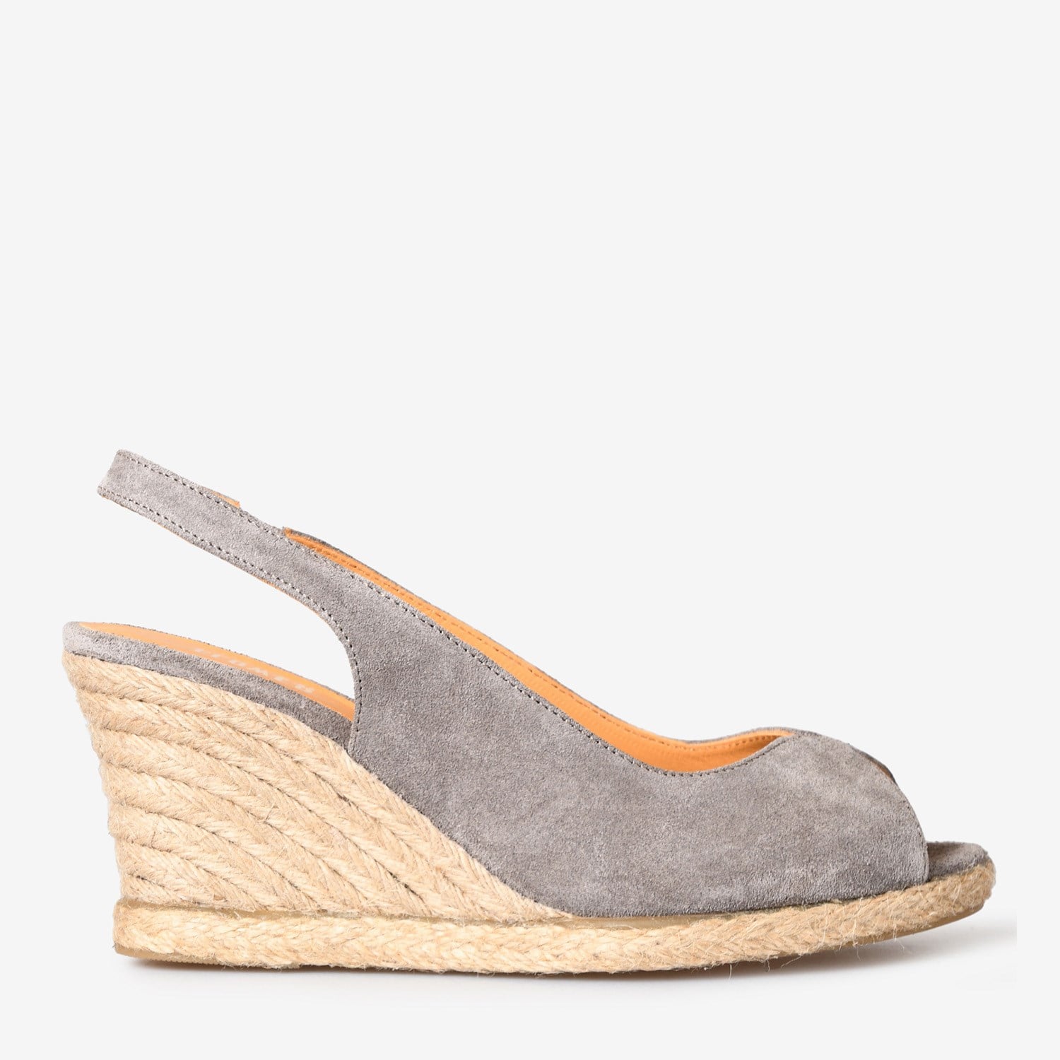 Vizon Süet Kadın Espadril Sandalet