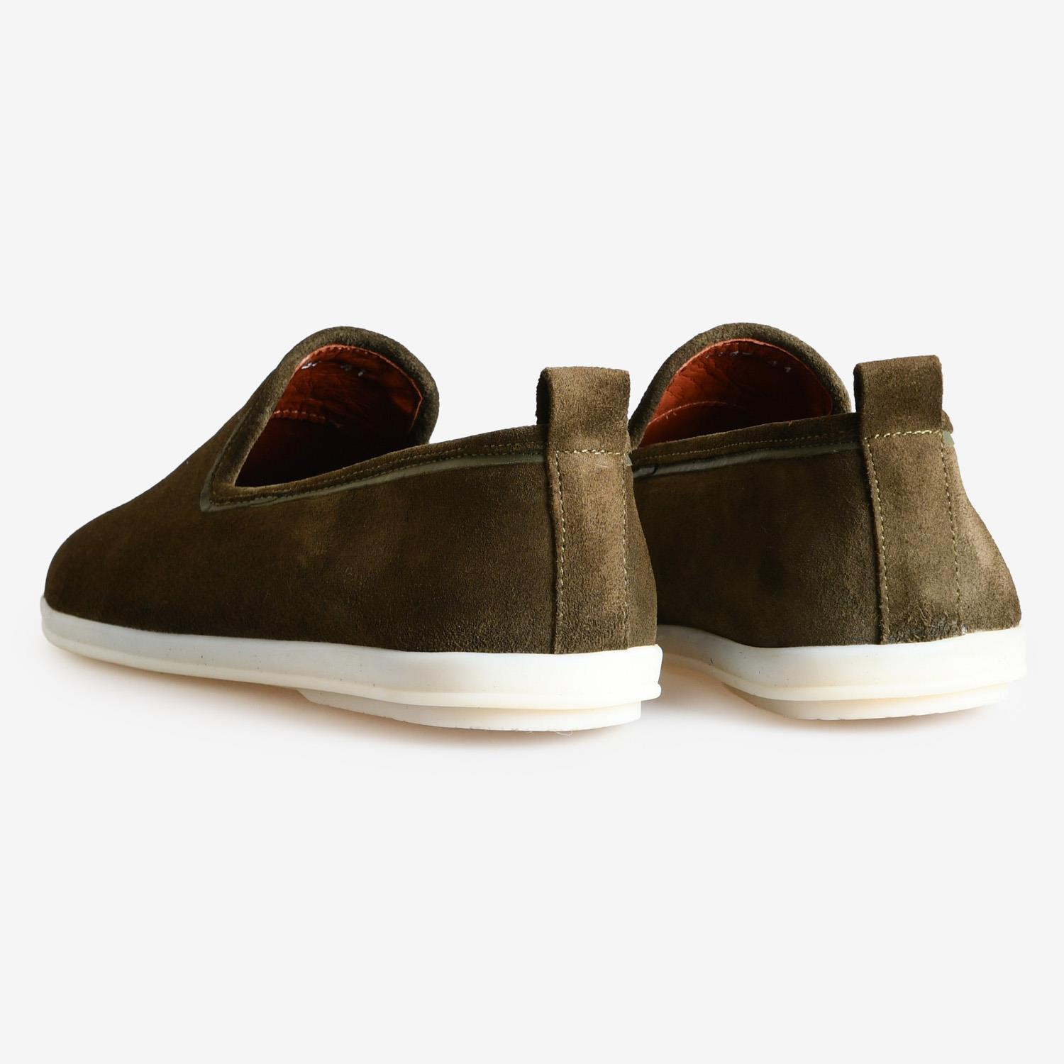 Yeşil Süet Erkek Loafer