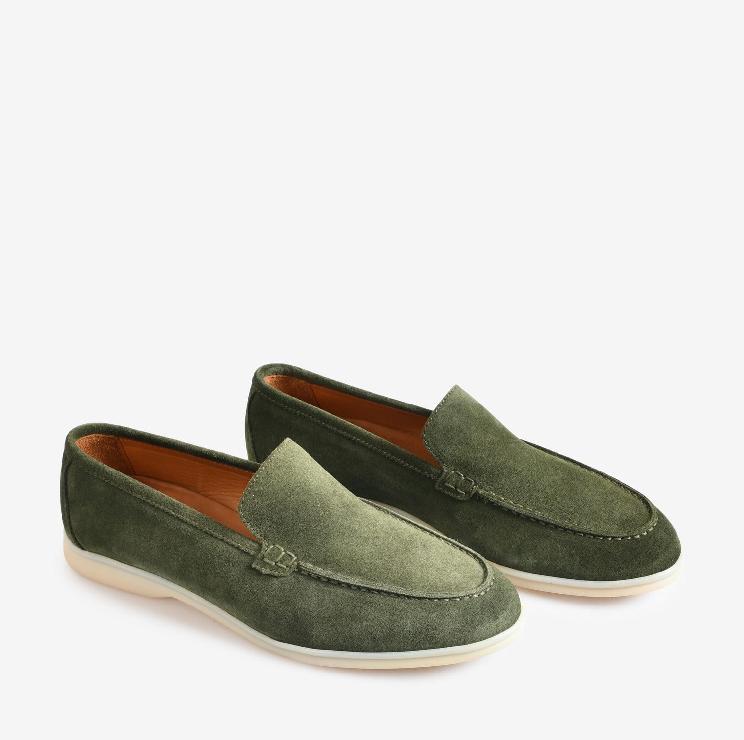 Yeşil Süet Erkek Loafer
