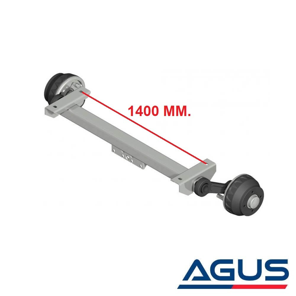 1050 kg Torsiyonlu Aks Frenli Dingil 1400 mm 4 Bijon