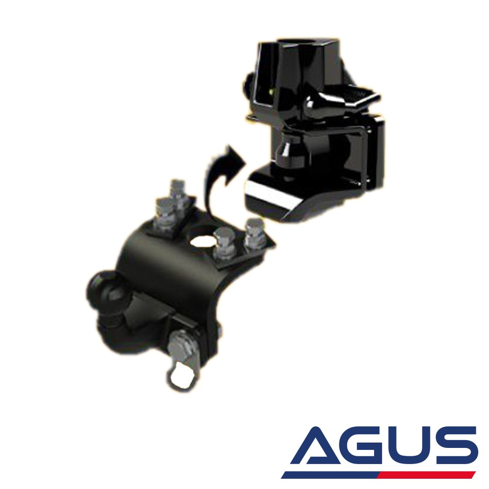 40 mm Adaptör Flanşlı 50 mm Çeki Demiri Topuzu  | Agus.com.tr