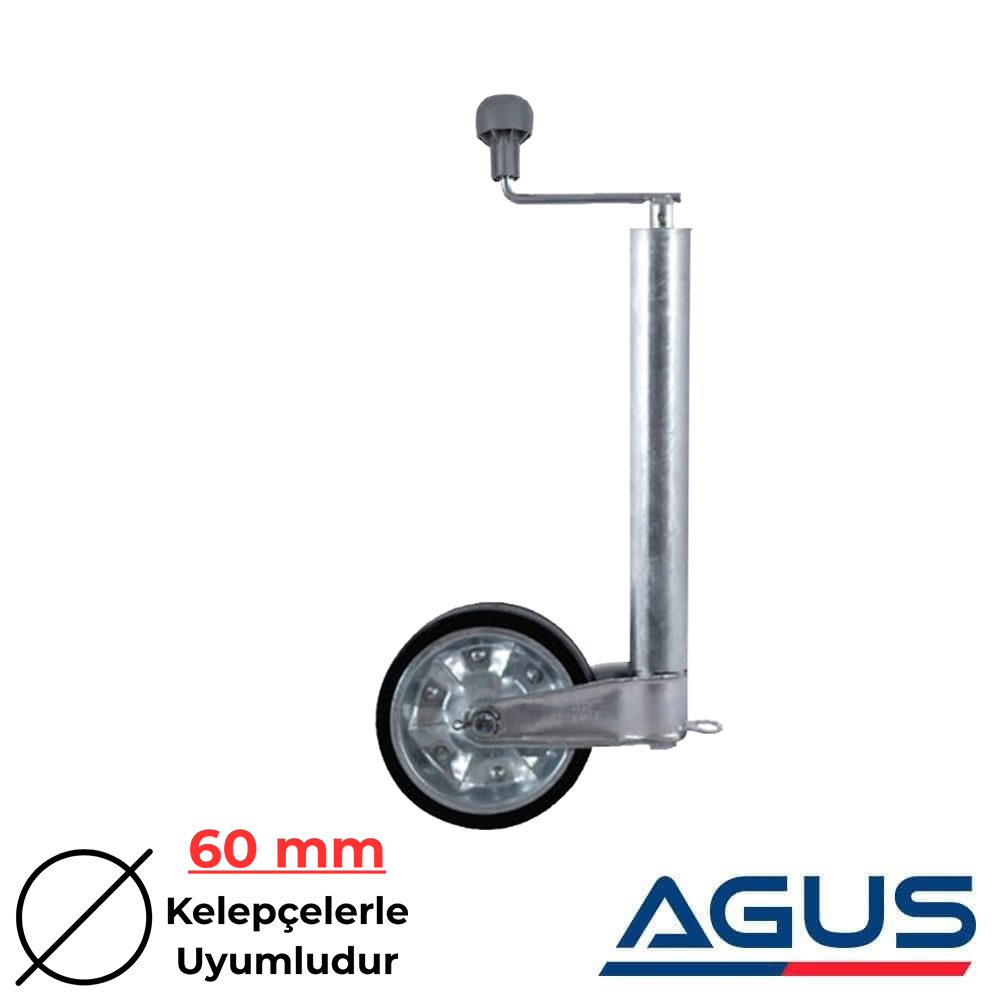 500 kg 60mm Krikolu Ön Destek Tekeri
