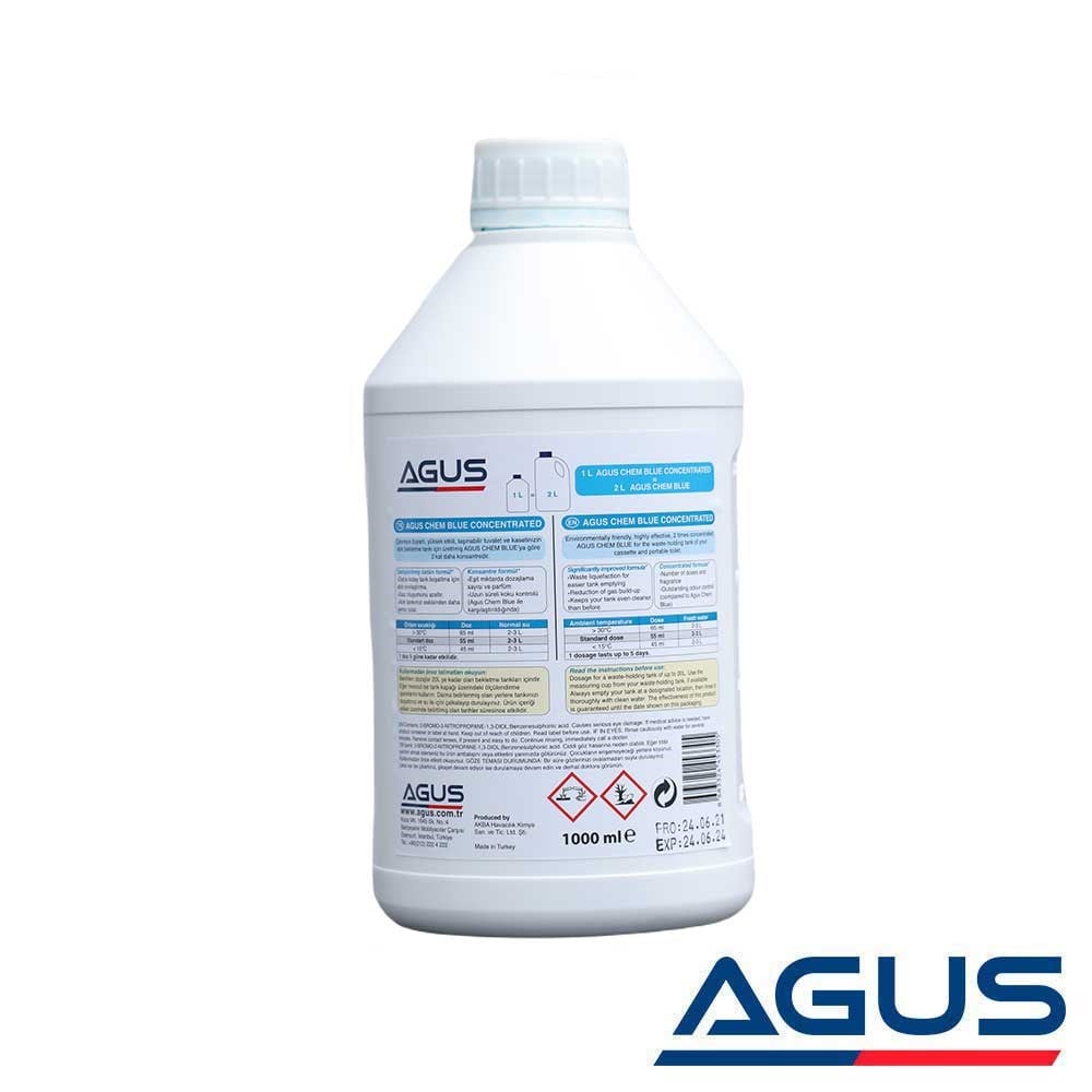 Agus Chem Blue Ultra Konsantre Atık Su Tankı Kimyasalı 