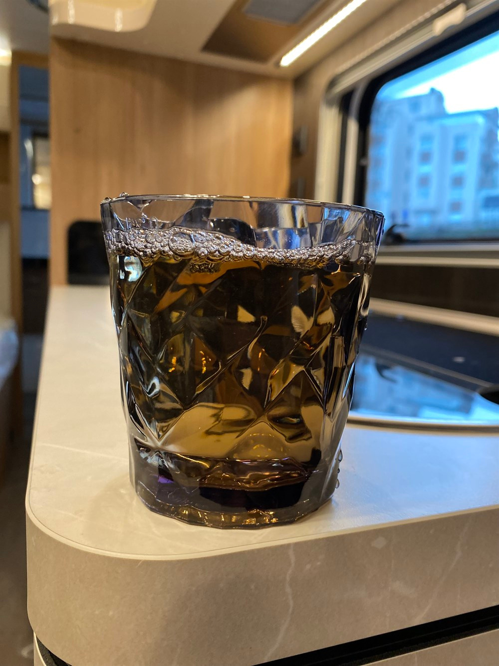 Akrilik Prizma Bardak 250 ml Füme