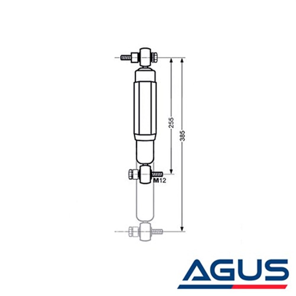 AL-KO Octagon Karavan Amortisörü Yeşil 900 Kg