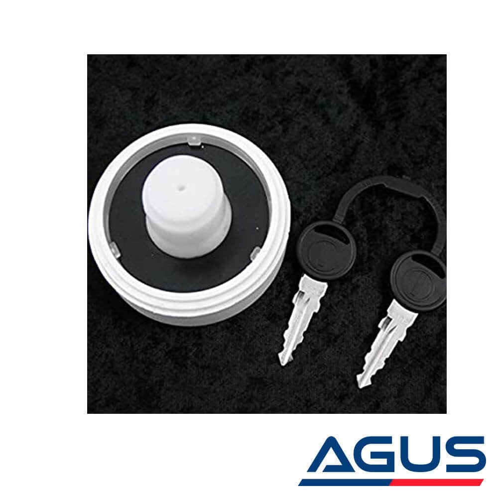 Anahtarlı Su Dolum Kapağı Beyaz | Agus.com.tr