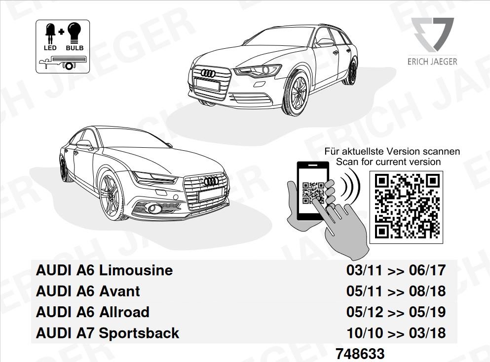 AUDI A6 2012-2018 Römork Tesisatı 13P