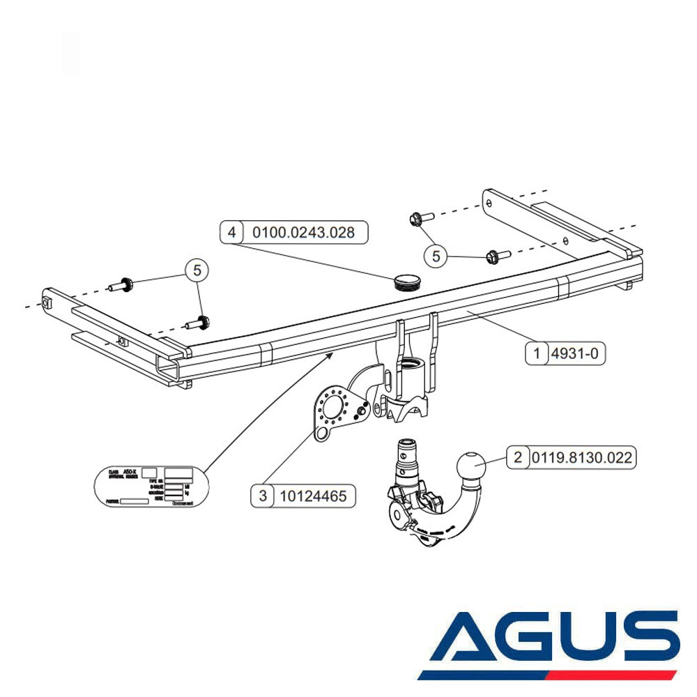 Audi A6 Sökülebilir Çeki Demiri C7 2012-2018 Sedan,Stationwagon