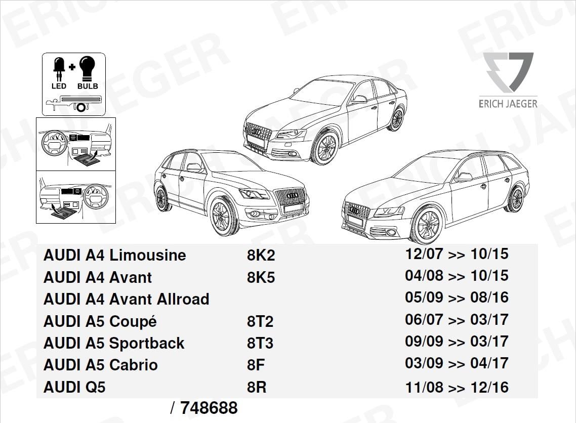 AUDI Q5 2008-2016 Römork Tesisatı 13P