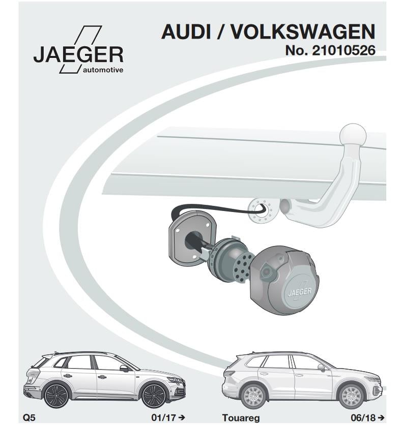 AUDI Q5 2016- Römork Tesisatı 13P