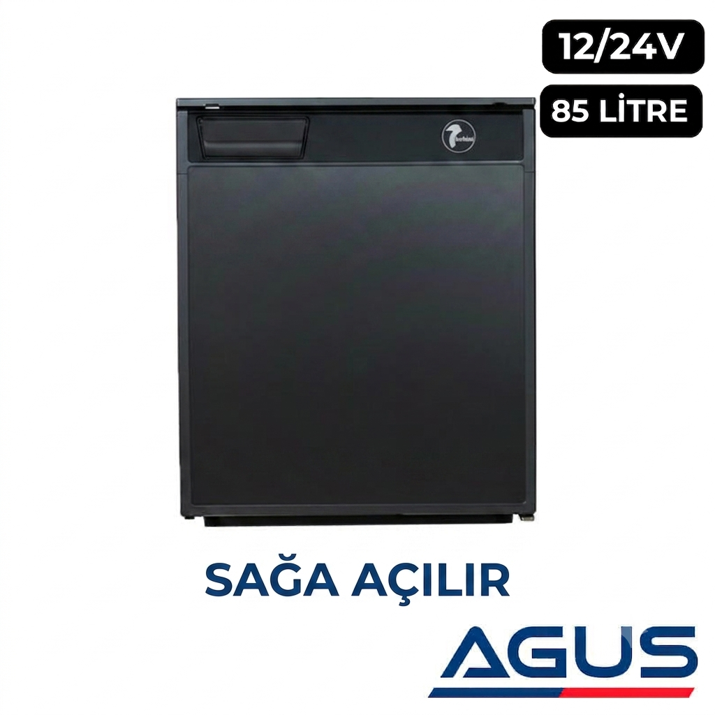 Berhimi 12/24V Cubigel Kompresörlü Karavan Buzdolabı 85 Litre