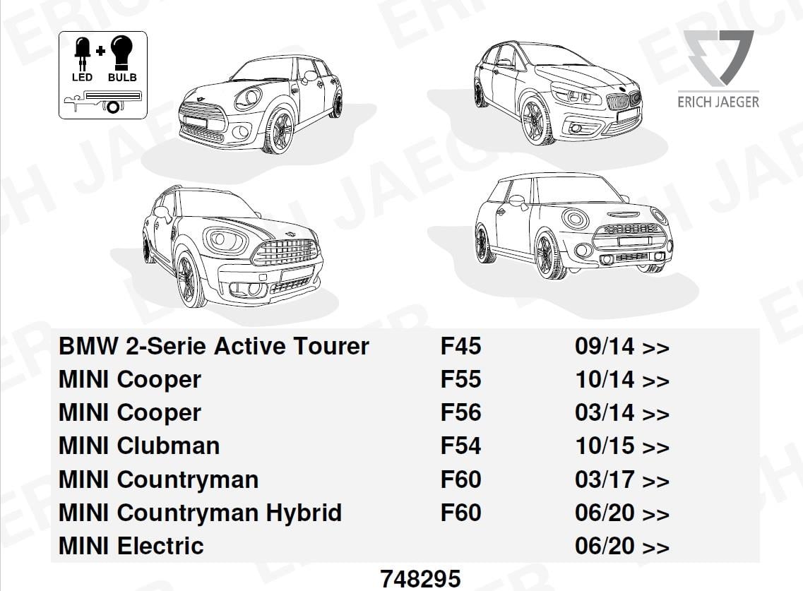 BMW 2-Serisi F45/F46 Römork Tesisatı 13P