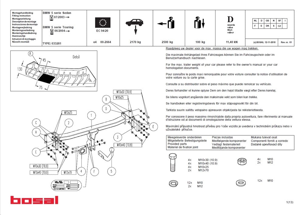 BMW 5-Serisi CEKI DEMIRI E60 2003-2010 Sedan