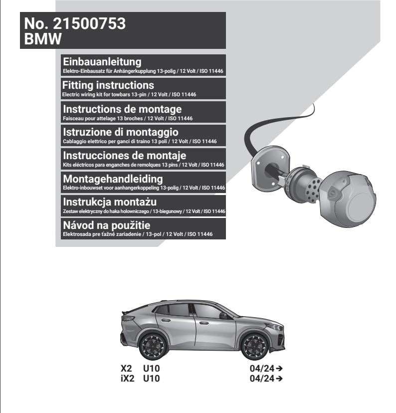 BMW İX2 Römork Tesisatı 2024- U10