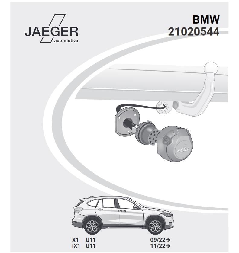 BMW X1 U11 2022- Römork Tesisatı 13P