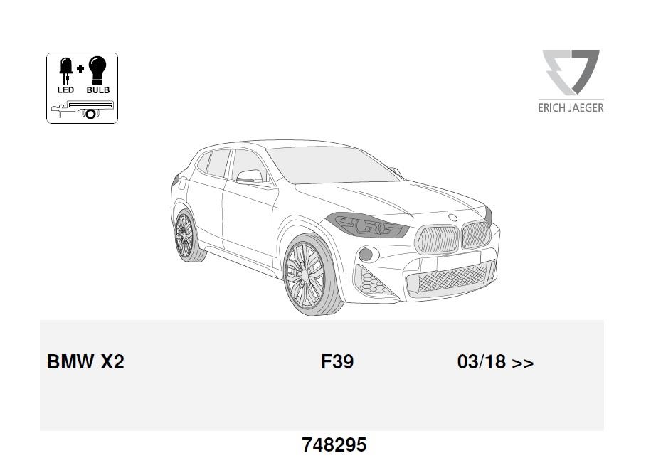 BMW X2 F39 2018- Römork Tesisatı 13P
