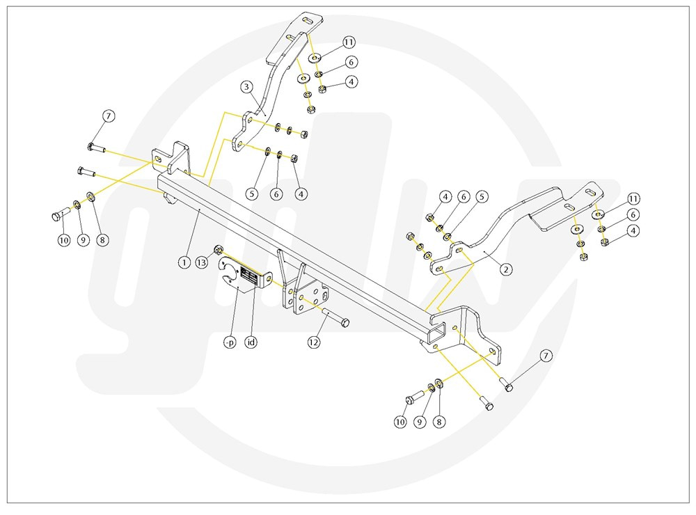 CITROEN Berlingo II CEKI DEMIRI Kısa Şase 2008-