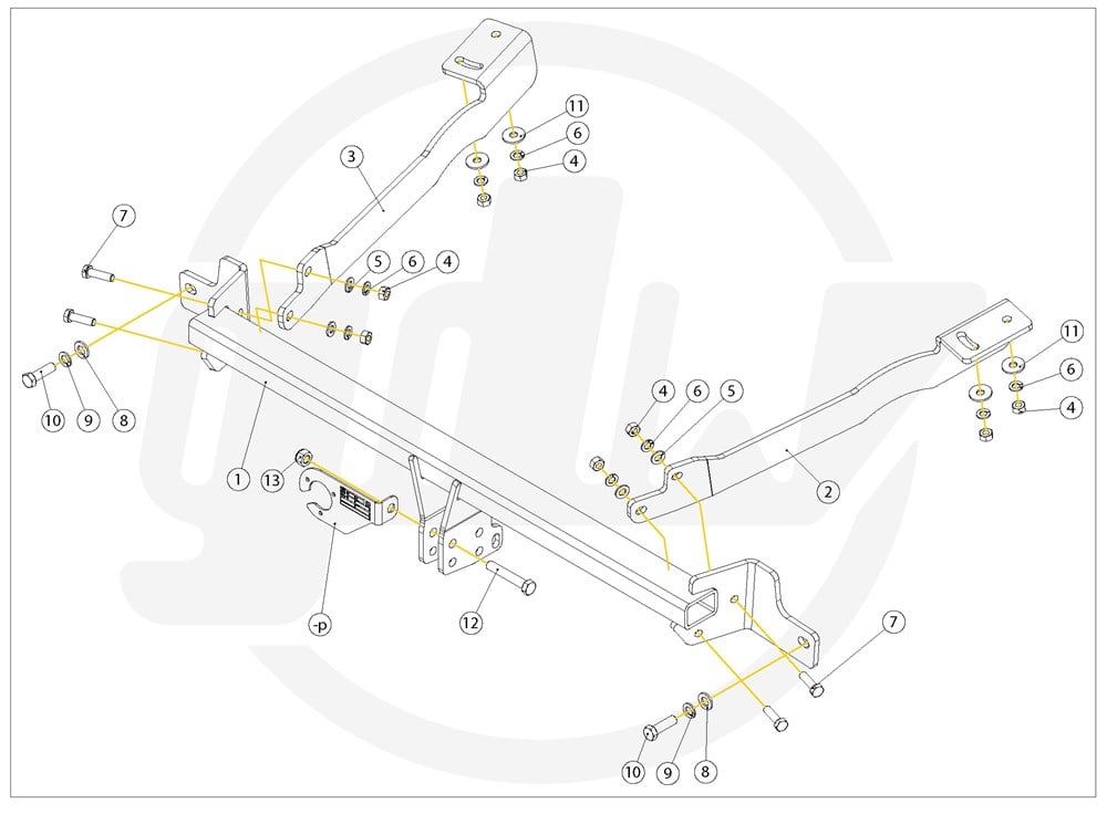 CITROEN Berlingo III CEKI DEMIRI UZUN Şase 2019- 