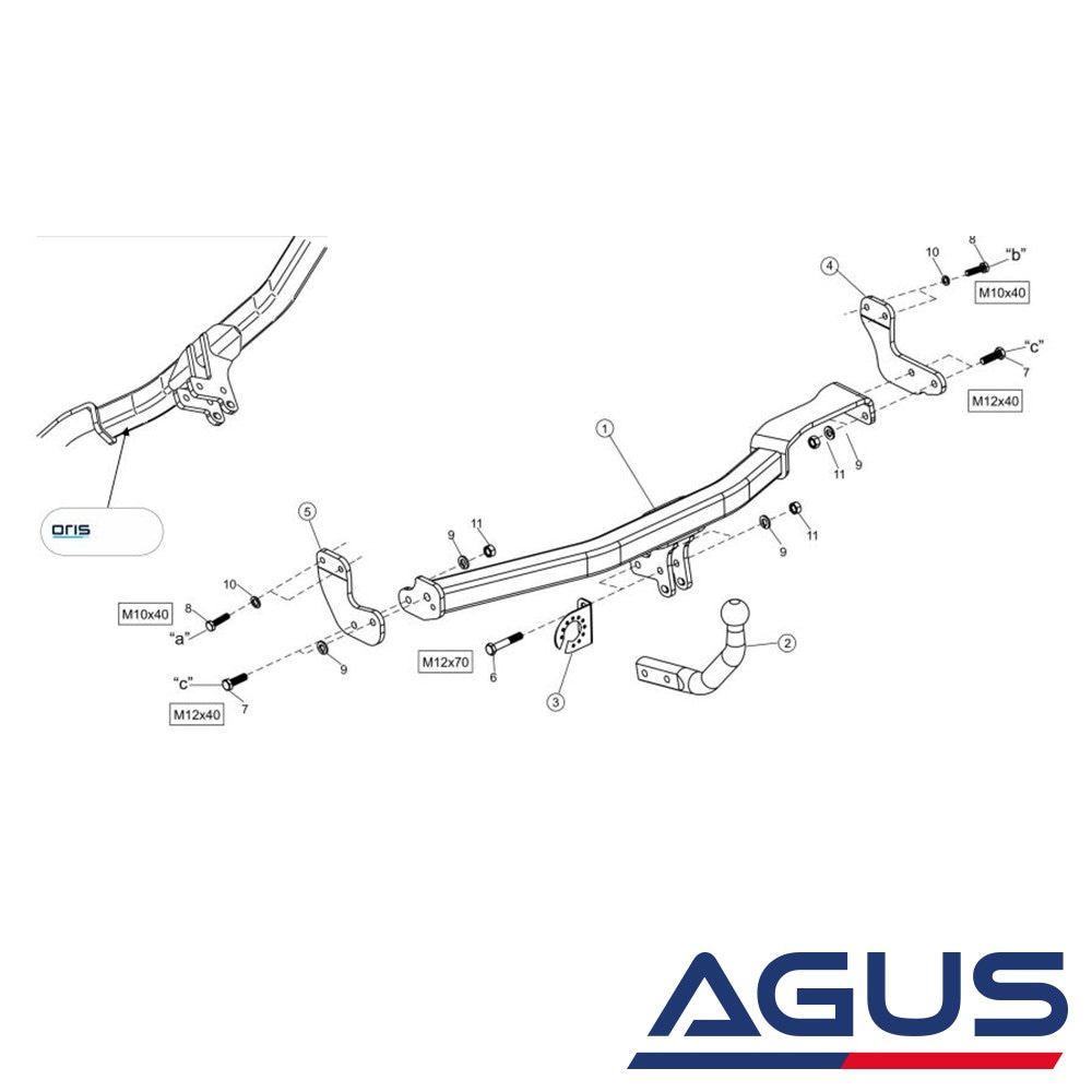 Citroen c3 Çeki Demiri 2002-2010 Hatchback | Agus.com.tr