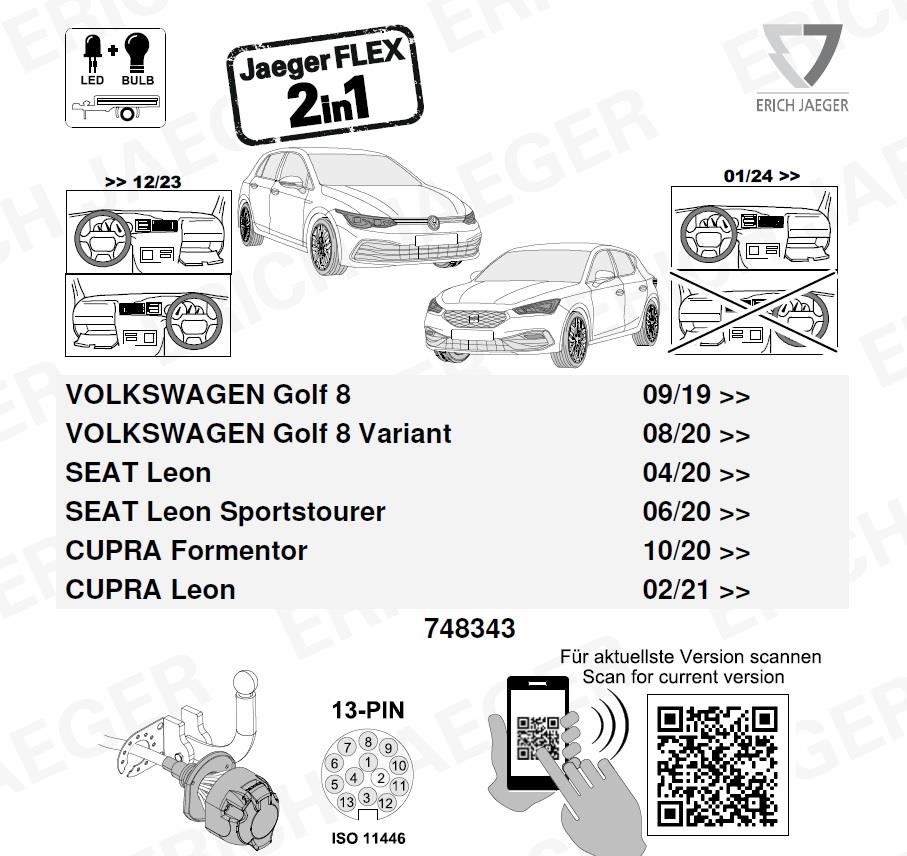 CUPRA Formentor 2024- Römork Tesisatı 13P