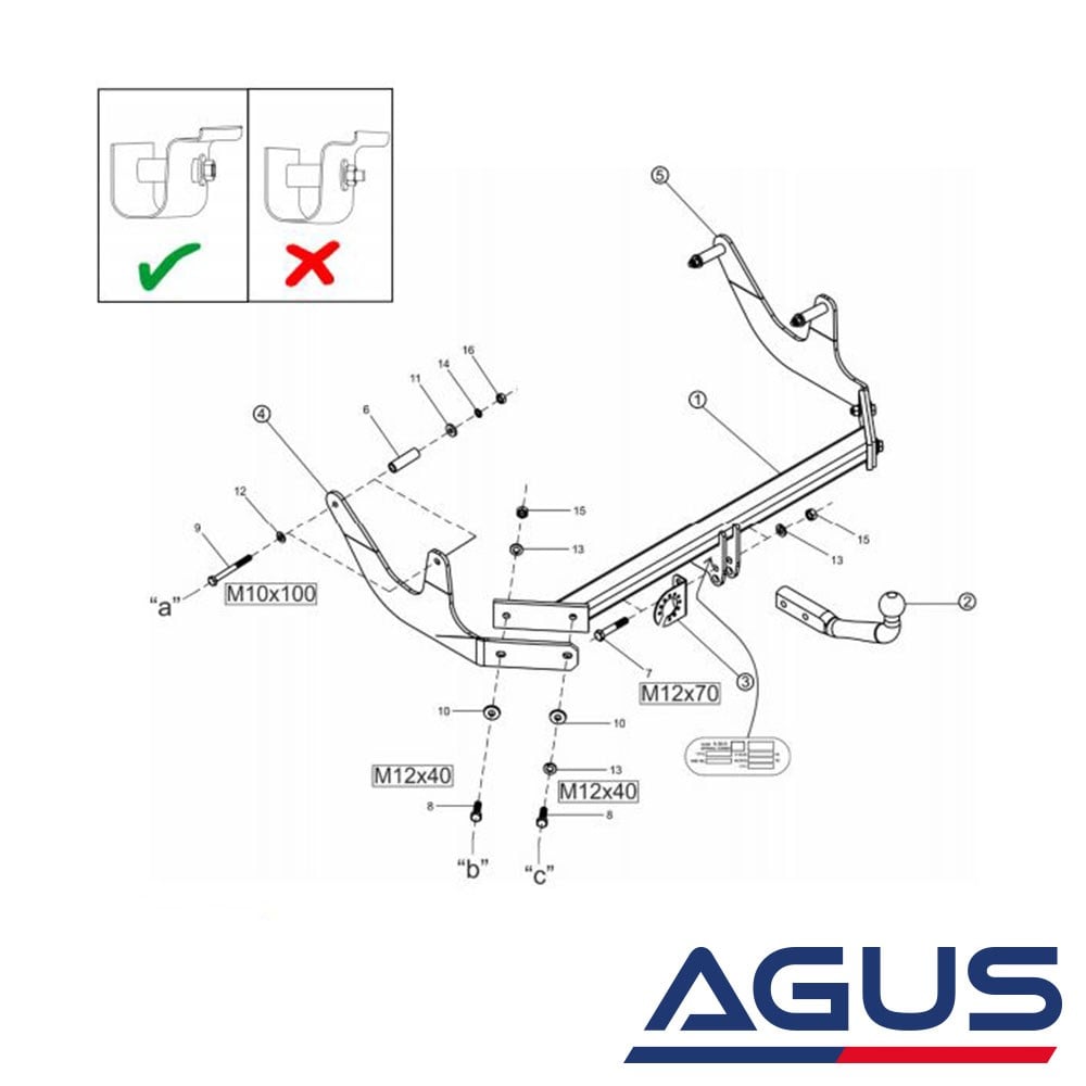 Dacia Logan Çeki Demiri MCV 2006-2013 | Agus.com.tr