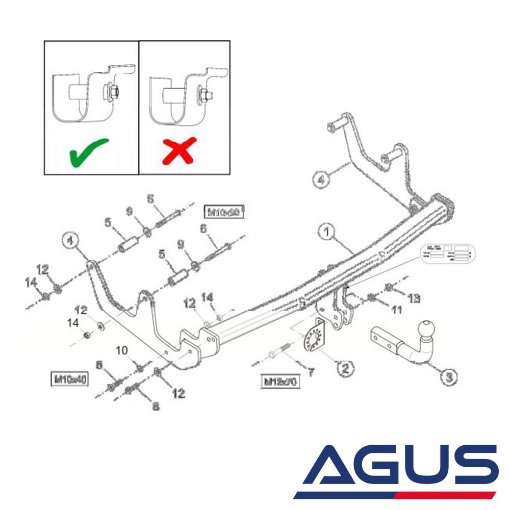 DACIA Sandero Stepway Çeki Demiri 2007-2013 | Agus.com.tr