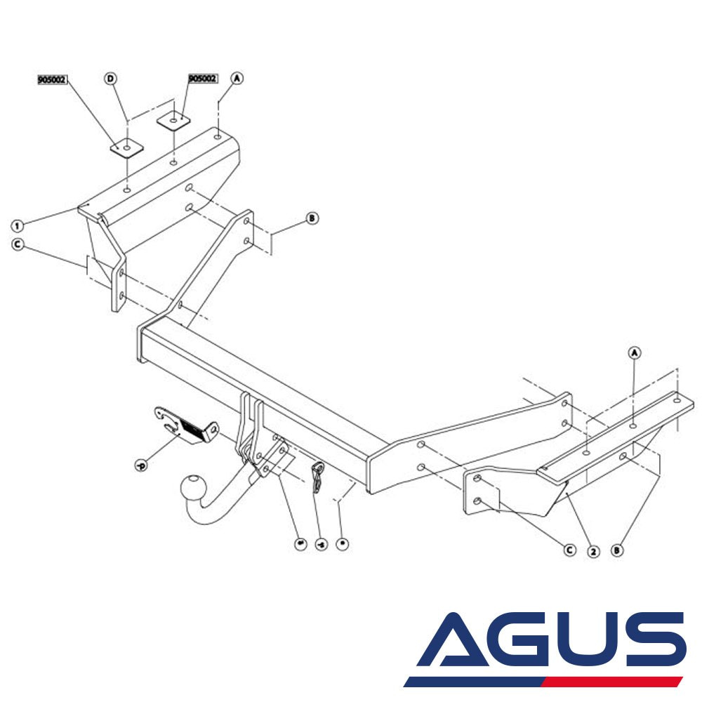 DODGE Nitro Sökülebilir Çeki Demiri | Agus.com.tr