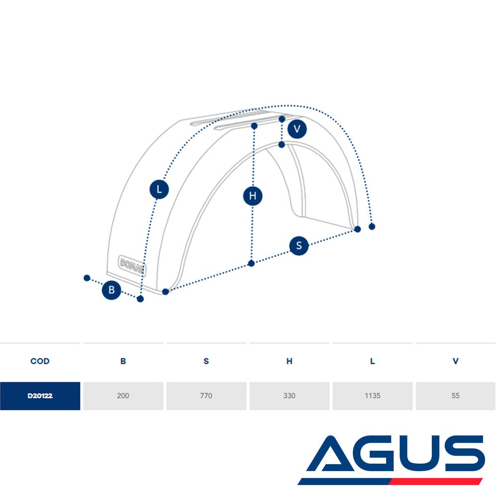 Domar 13 inc Plastik Römork Çamurluk