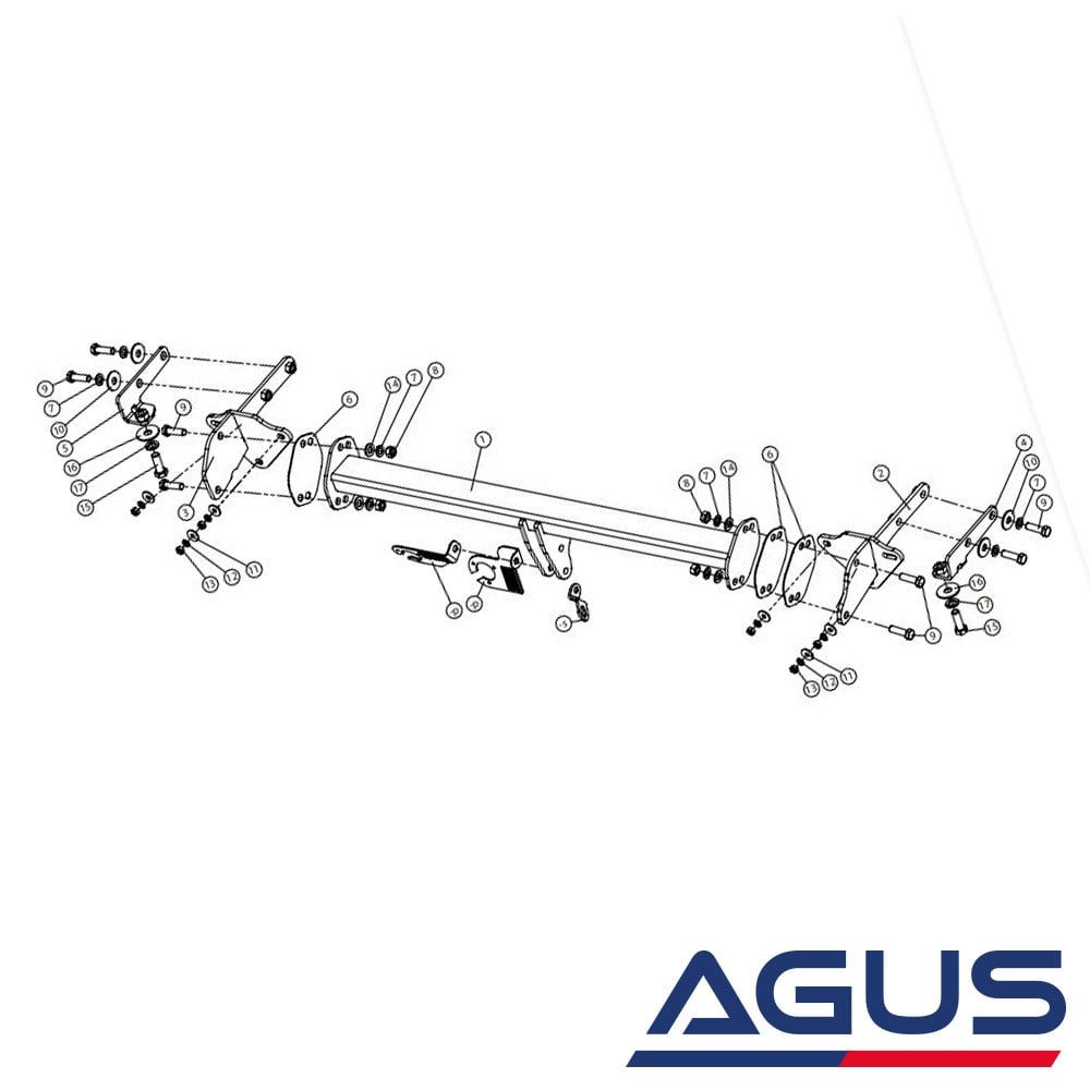 FIAT 500X Çeki Demiri | Agus.com.tr