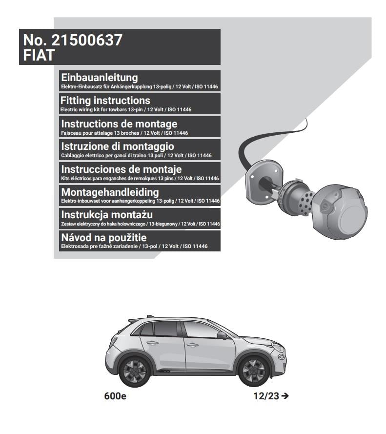 FIAT 600 Römork Tesisatı 13P