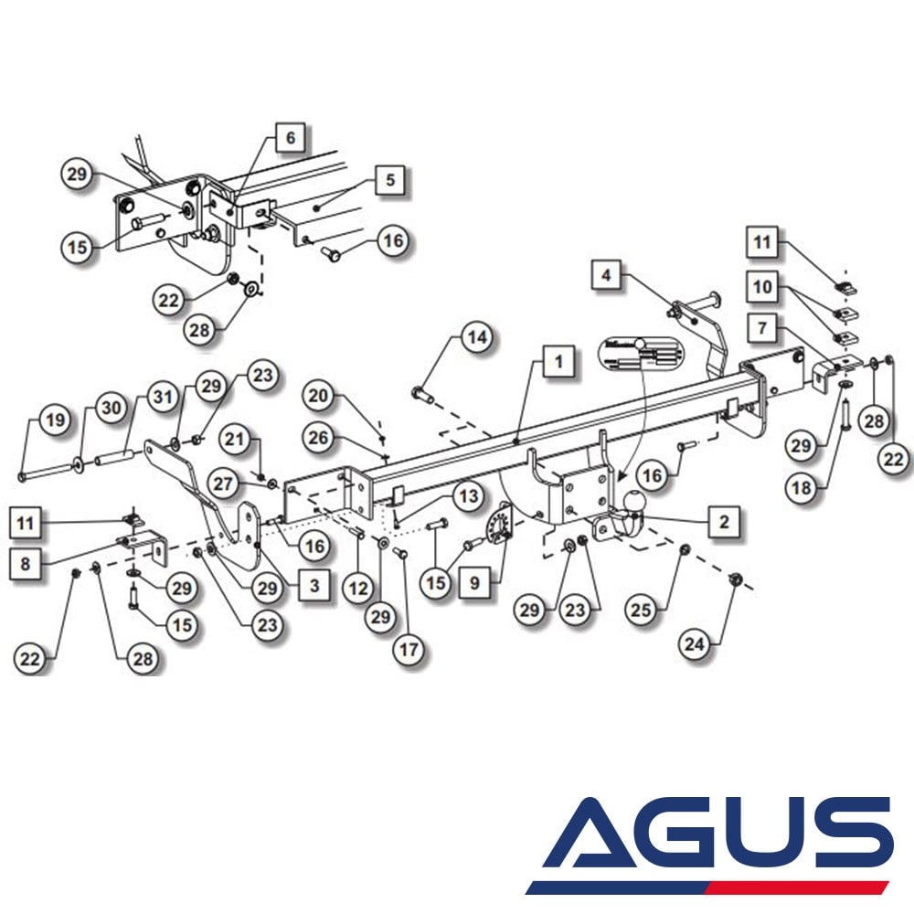 FIAT Ducato Çeki Demiri 2006- | Agus.com.tr