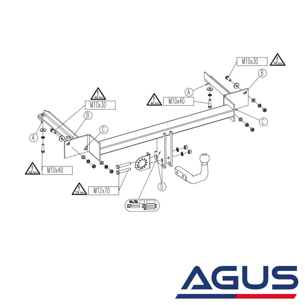 FIAT Grande Punto III Çeki Demiri  2005-2017 | Agus.com.tr