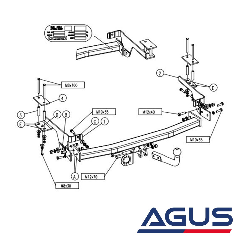 FIAT İdea Çeki Demiri 2003-2013 | Agus.com.tr