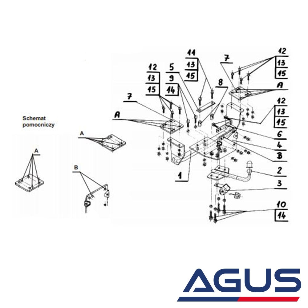 FIAT Siena Çeki Demiri | Agus.com.tr