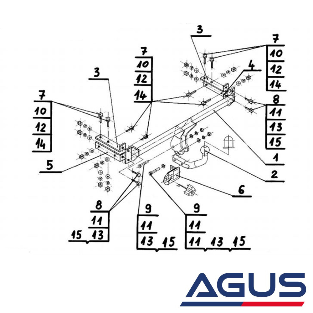 FIAT Uno Çeki Demiri | Agus.com.tr