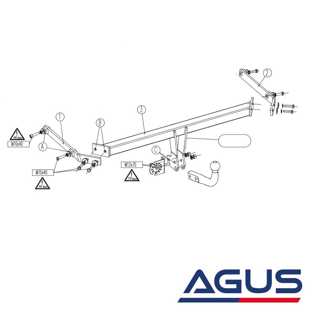 FORD Fiesta Çeki Demiri 2009-2017 | Agus.com.tr