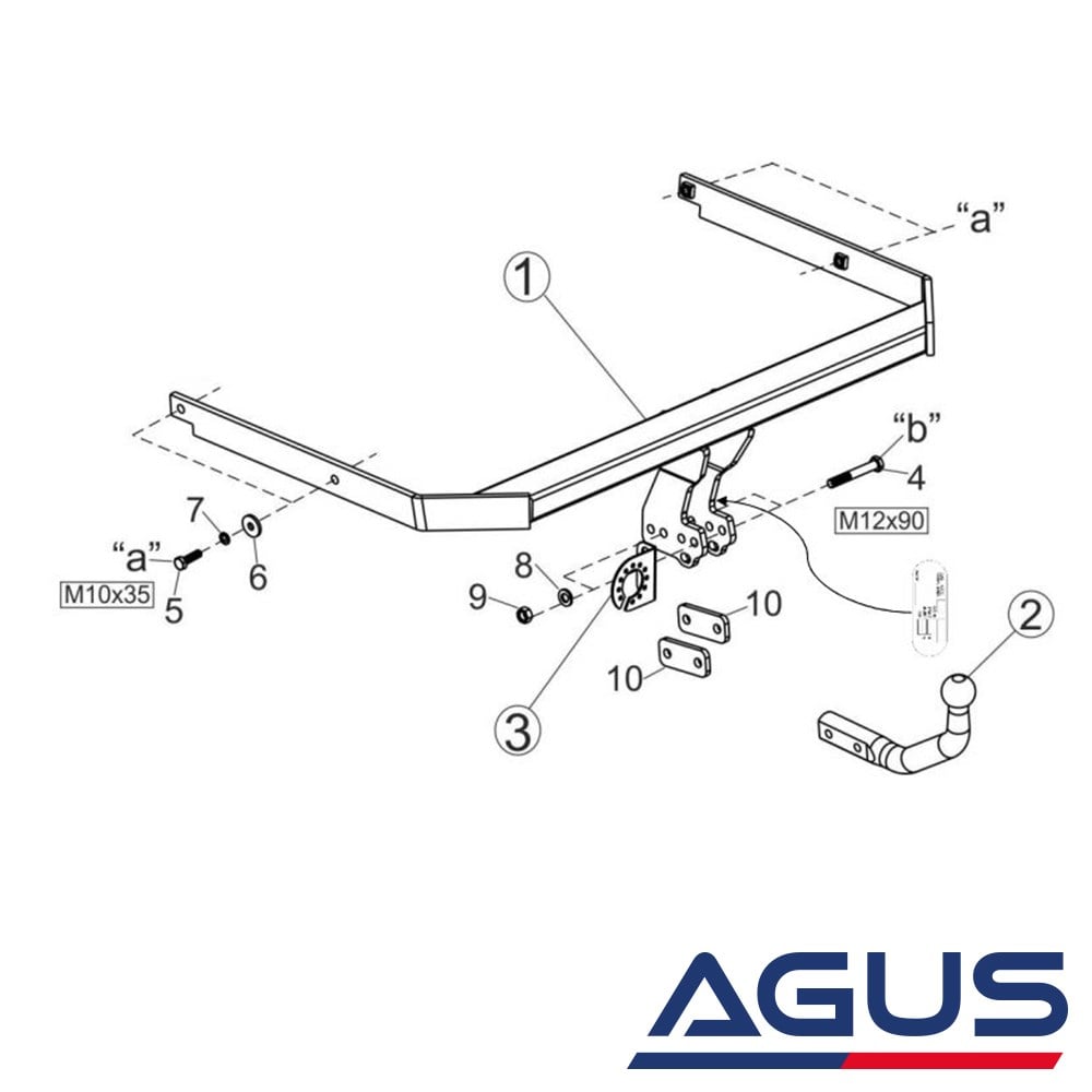 FORD Focus C-Max Çeki Demiri | Agus.com.tr