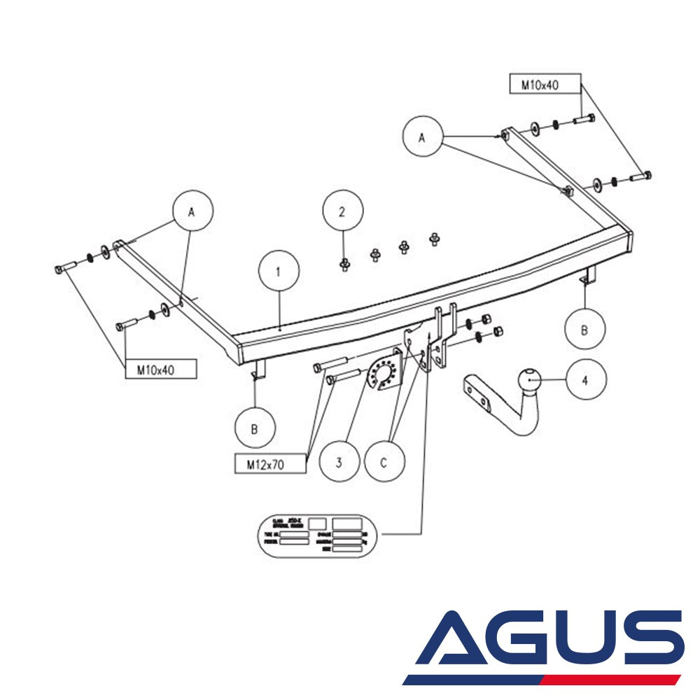 FORD Fusion Çeki Demiri | Agus.com.tr