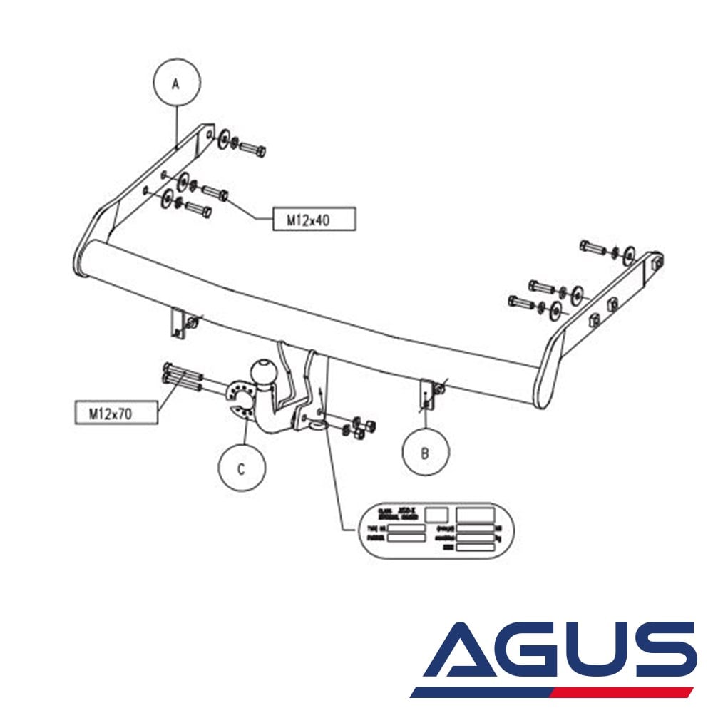 FORD Galaxy Çeki Demiri 2000-2010 | Agus.com.tr