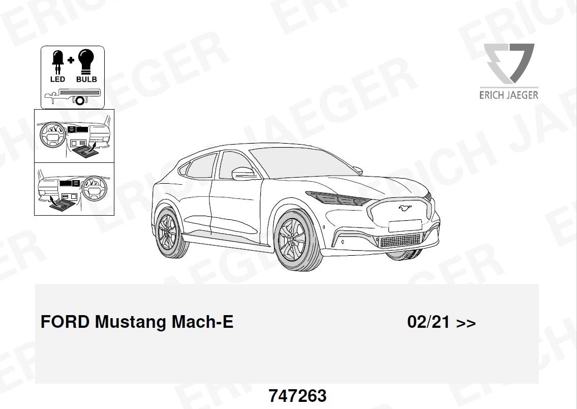 FORD Mustang Mach-E Römork Tesisatı 13P