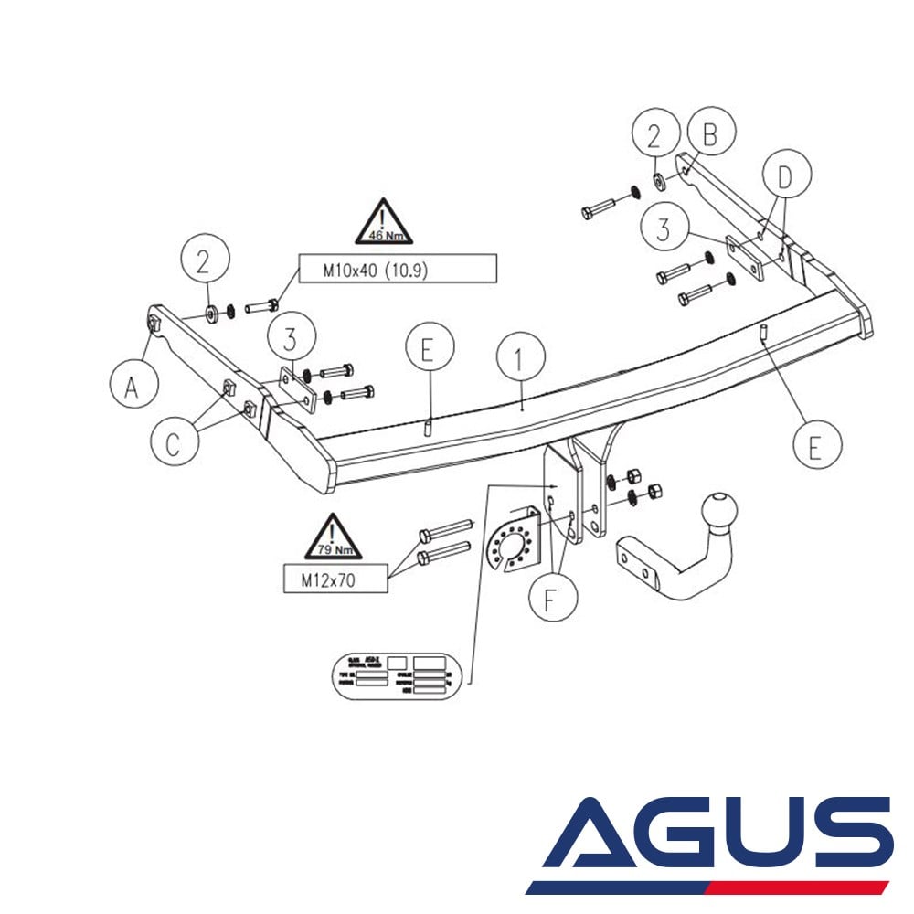 FORD S-Max Çeki Demiri 2006-2015 | Agus.com.tr