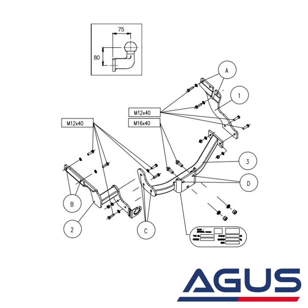 FORD Tourneo Connect Çeki Demiri 2002-2014 | Agus.com.tr