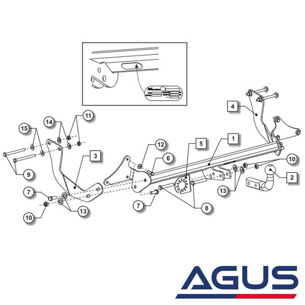 FORD Tourneo/Transit Courier Çeki Demiri | Agus.com.tr