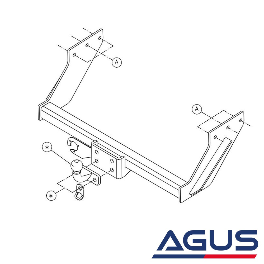 FORD Transit Çeki Demiri 1994-2001 | Agus.com.tr