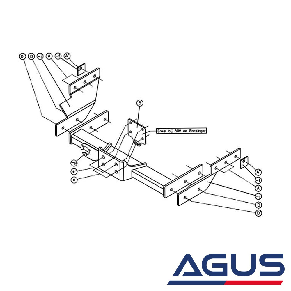 FORD Transit Çeki Demiri 2001-2014 | Agus.com.tr